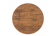 YES4HOMES Vintage Round Coffee Tables Set of 2 Side Tables Robust Steel Frame for Living Room Bedroom Rustic V278-R-COFFEE-TABLE-SET-2
