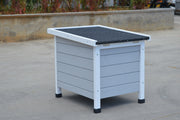 YES4PETS Grey Small Chicken Coop Rabbit Hutch Ferret Cage Guinea Pig Dog Cat Nesting Box V278-RH372-CW12T0337