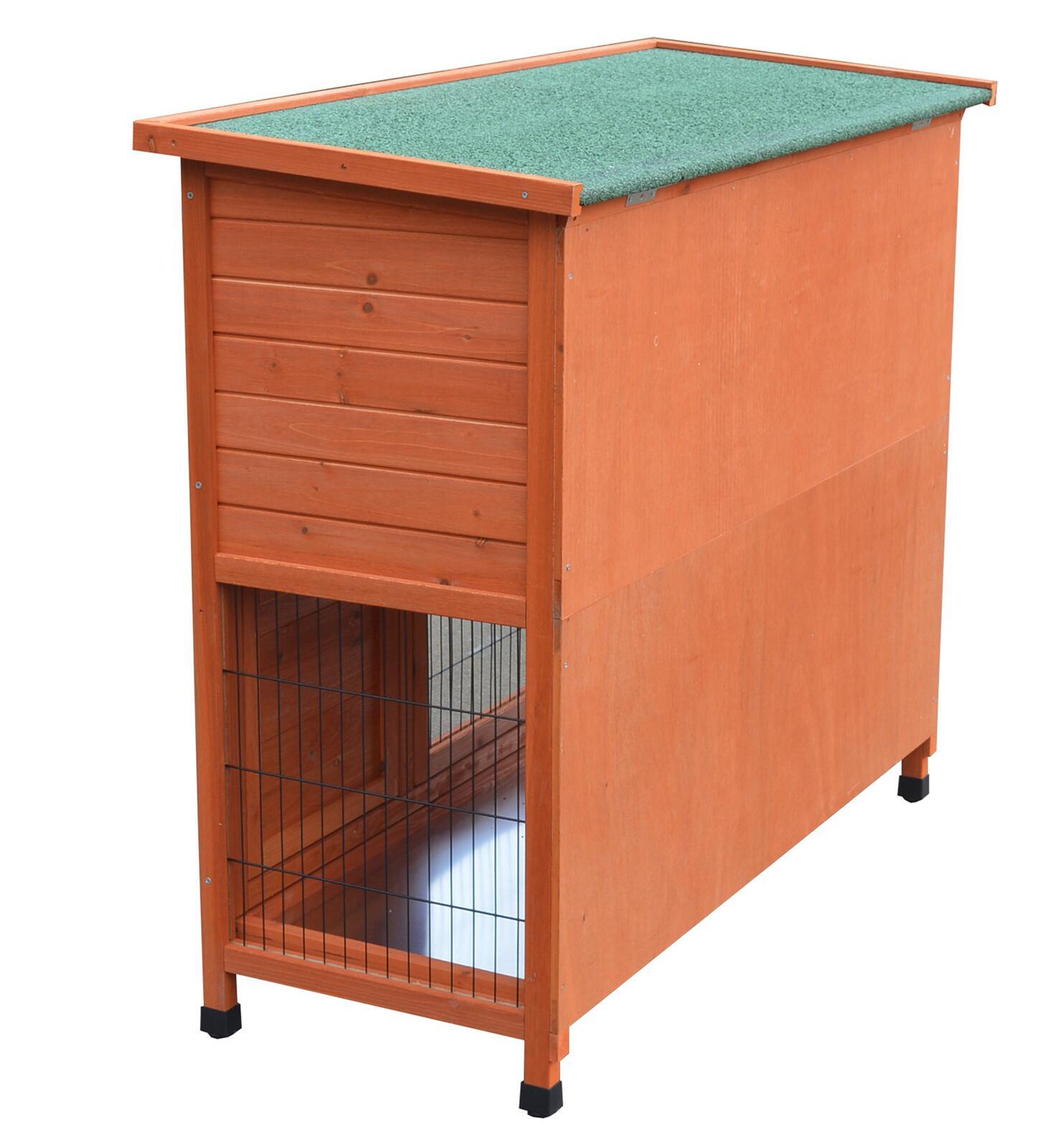 YES4PETS 120cm XL Double Storey Rabbit Hutch Guinea Pig Cage , Ferret cage Cat W Pull Out Tray V278-RH472