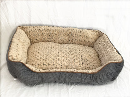 Medium Washable Soft Pet Dog Cat Bed Cushion Mattress-Grey V278-ROP3-M-GREY