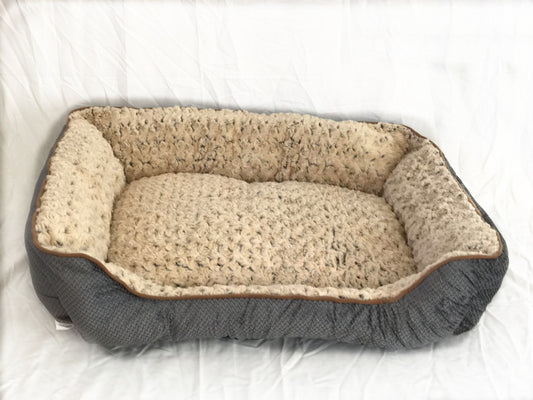 Medium Washable Soft Pet Dog Cat Bed Cushion Mattress-Grey V278-ROP3-M-GREY