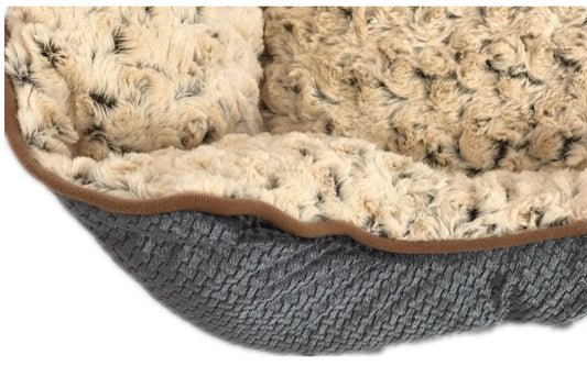 Medium Washable Soft Pet Dog Cat Bed Cushion Mattress-Grey V278-ROP3-M-GREY