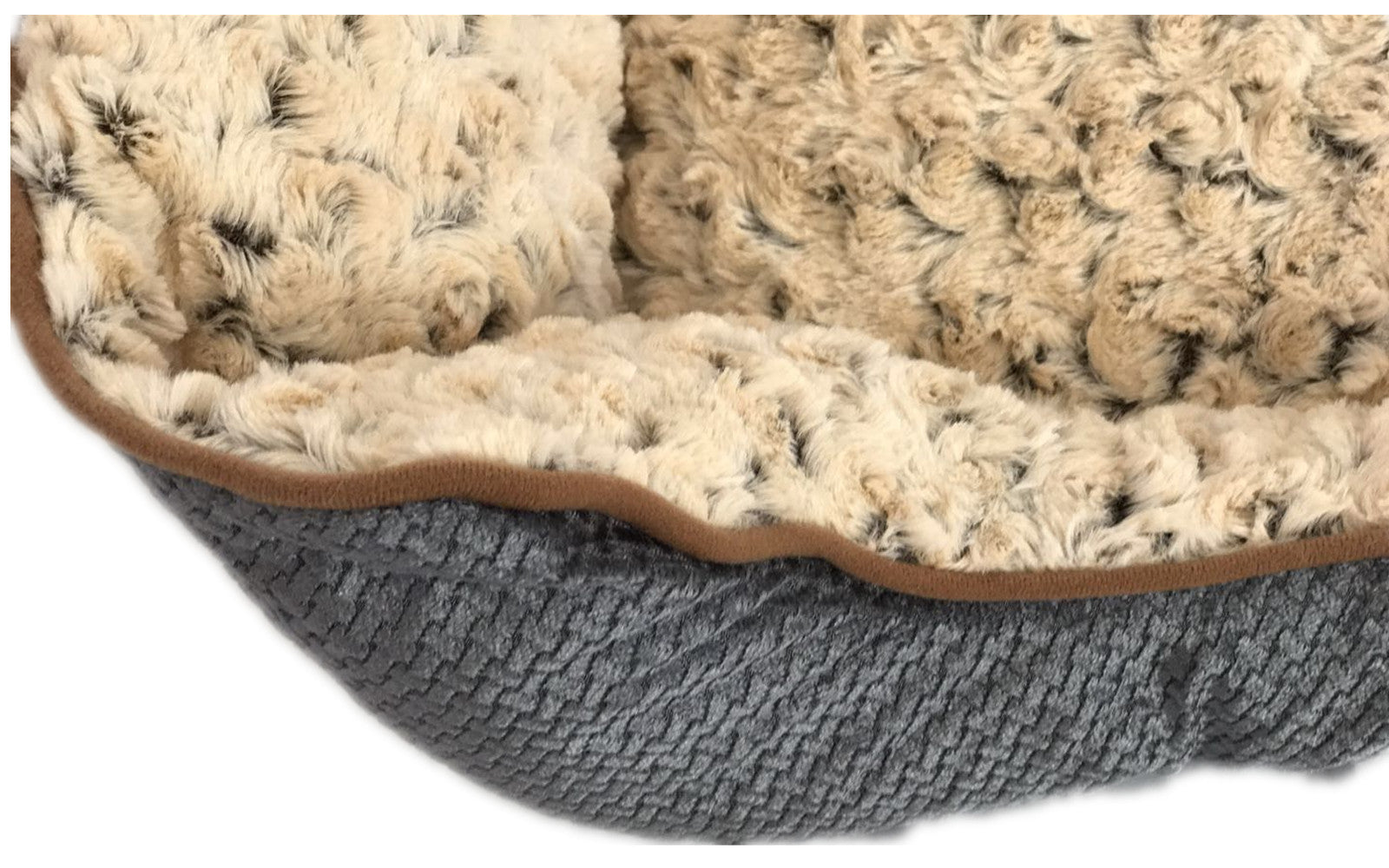 Medium Washable Soft Pet Dog Cat Bed Cushion Mattress-Grey