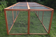 YES4PETS XXL Chicken Coop Run Guinea Pig Cat Cage Villa Extension Rabbit Hutch House Pen V278-RUN-011-DOUBLE