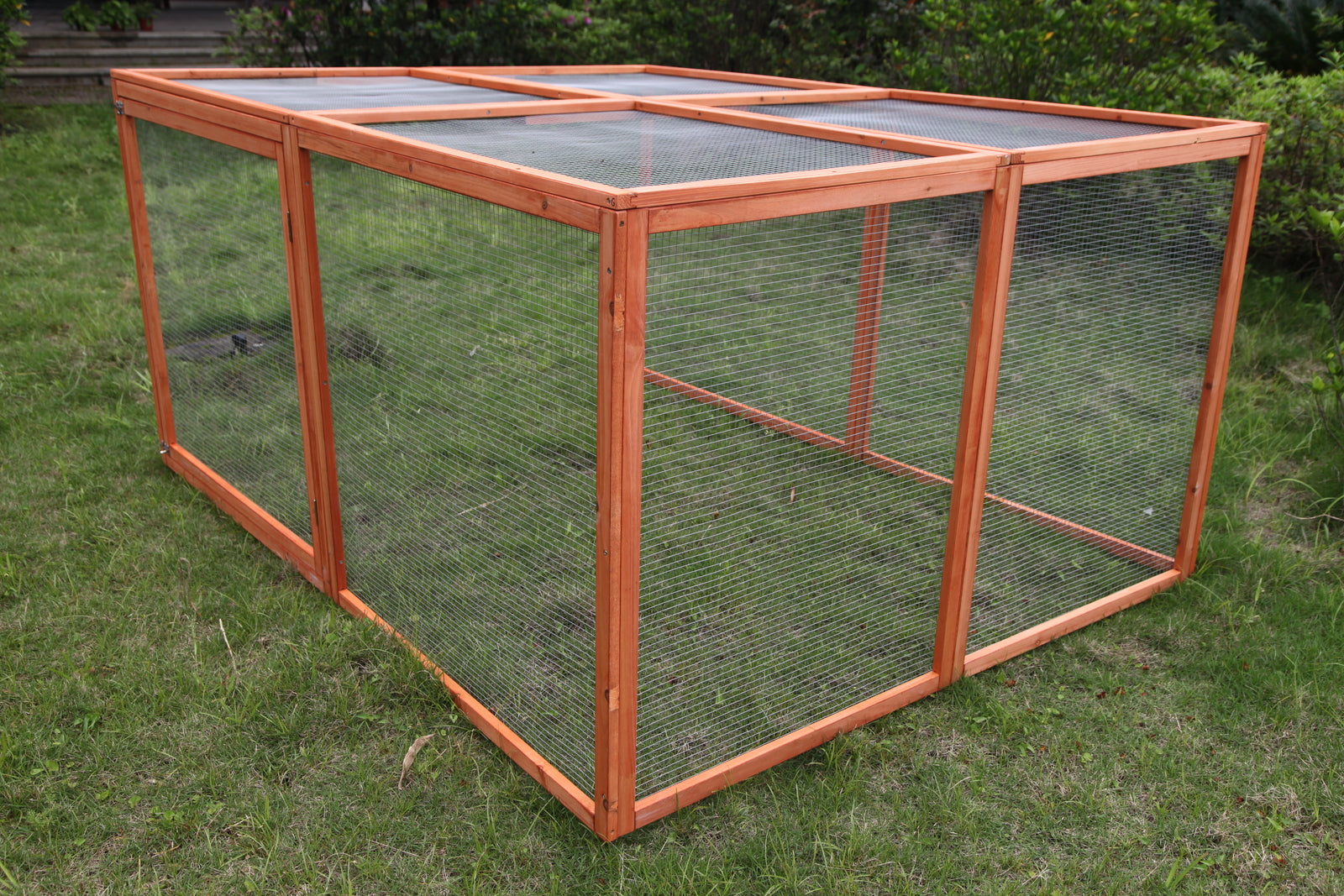 YES4PETS XXL Chicken Coop Run Guinea Pig Cat Cage Villa Extension Rabbit Hutch House Pen V278-RUN-011-DOUBLE