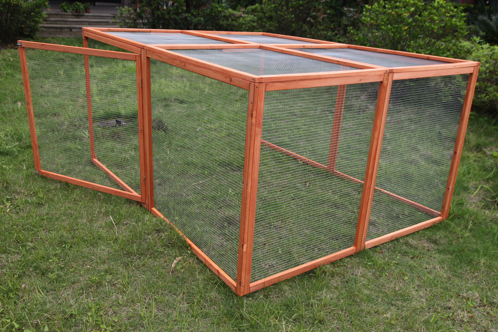 YES4PETS XXL Chicken Coop Run Guinea Pig Cat Cage Villa Extension Rabbit Hutch House Pen V278-RUN-011-DOUBLE