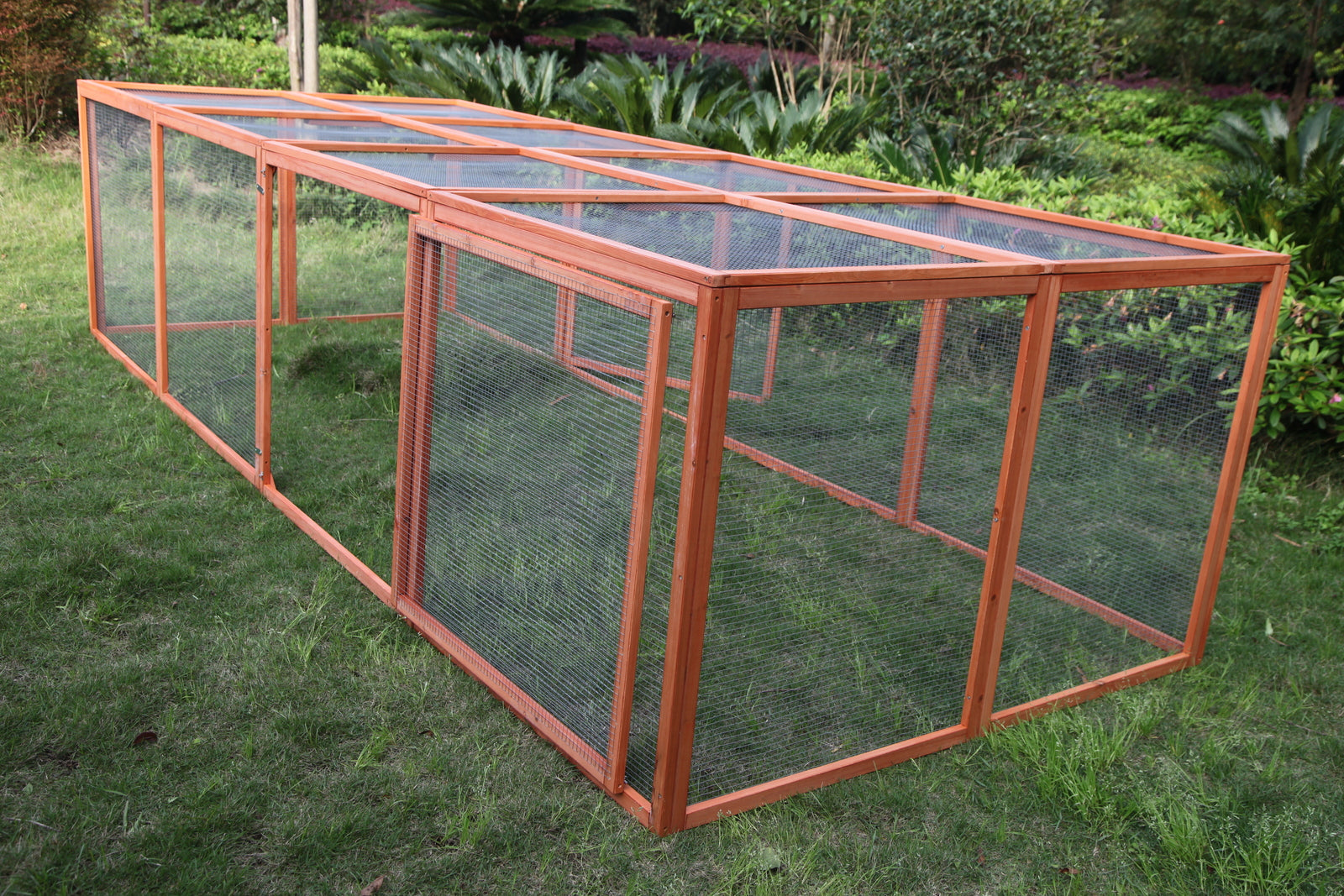 YES4PETS XXL Chicken Coop Run Guinea Pig Cat Cage Villa Extension Rabbit Hutch House Pen V278-RUN-011-DOUBLE