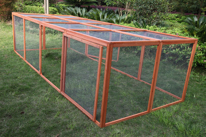 YES4PETS XXL Chicken Coop Run Guinea Pig Cat Cage Villa Extension Rabbit Hutch House Pen V278-RUN-011-DOUBLE