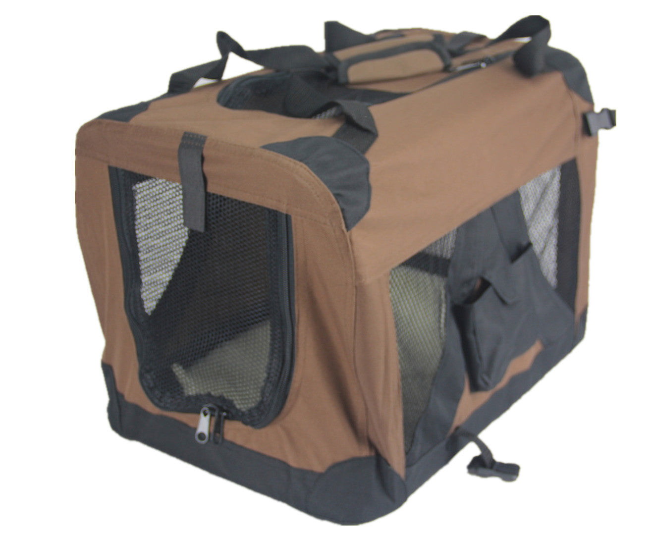 YES4PETS XL Portable Foldable Pet Dog Puppy Cat Soft Dog Cat Crate-Brown V278-SC-XL_BROWN