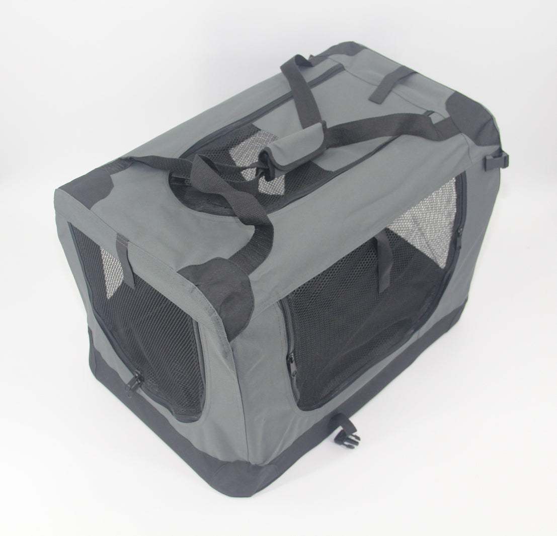 YES4PETS XL Portable Foldable Pet Dog Puppy Cat Soft Dog Cat Crate-Grey V278-SC-XL_GREY