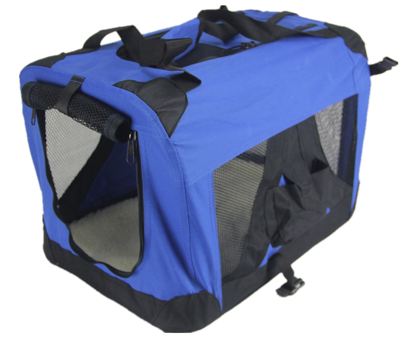 YES4PETS XXL Portable Foldable Pet Dog Cat Puppy Soft Crate-Blue V278-SC-XXL_BLUE