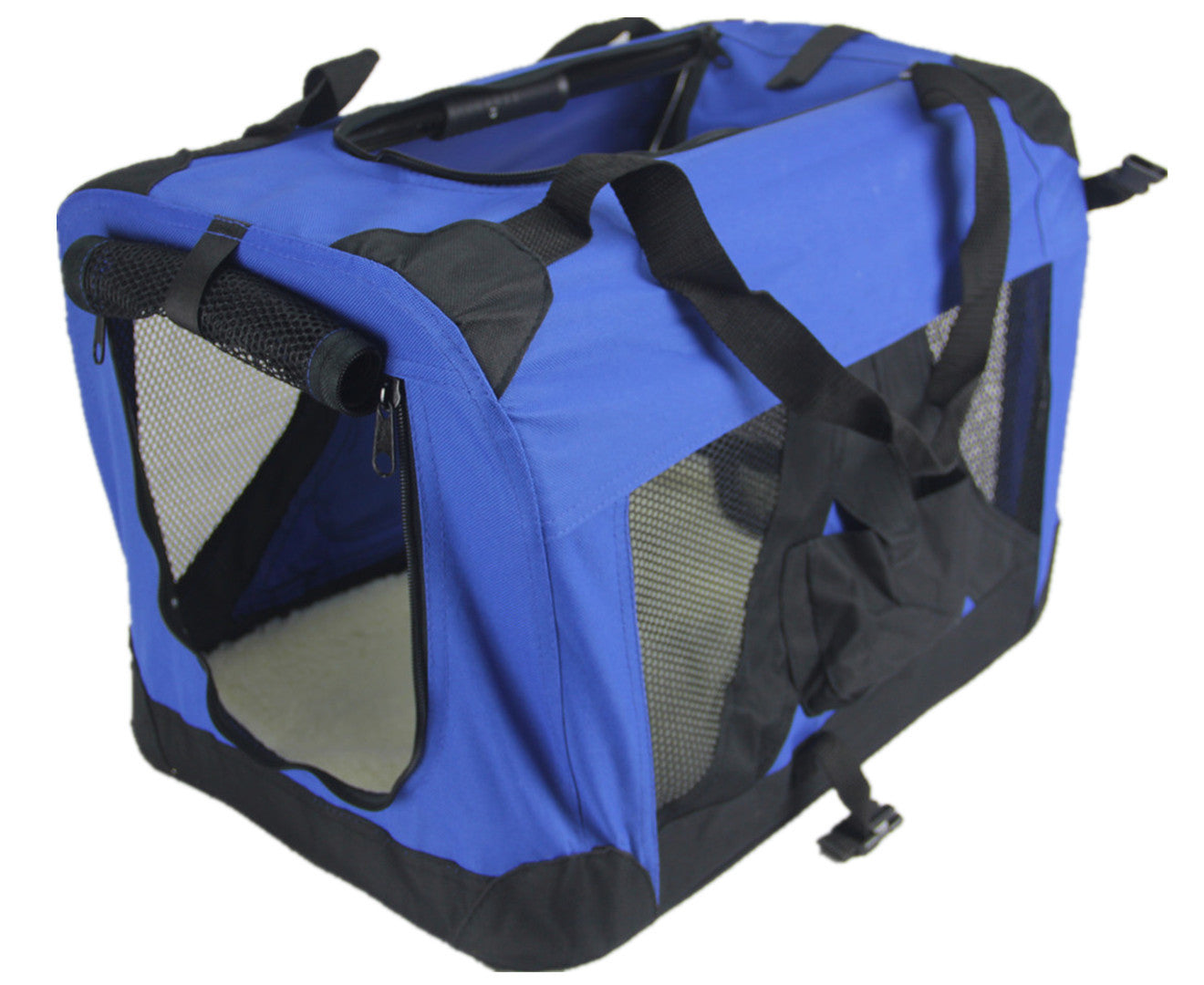 YES4PETS XXL Portable Foldable Pet Dog Cat Puppy Soft Crate-Blue V278-SC-XXL_BLUE
