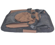 YES4PETS Small Foldable Soft Dog Cat Puppy Rabbit Crate Bag With Curtain-Brown V278-SC4934-S_BROWN