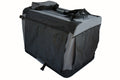YES4PETS Medium Foldable Soft Dog Cat Puppy Rabbit Crate Bag With Curtain-Grey V278-SC6042-M_GREY