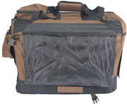 YES4PETS Large Fordable Pet Dog Puppy Soft Crate With Curtain-Brown V278-SC7052-L_BROWN