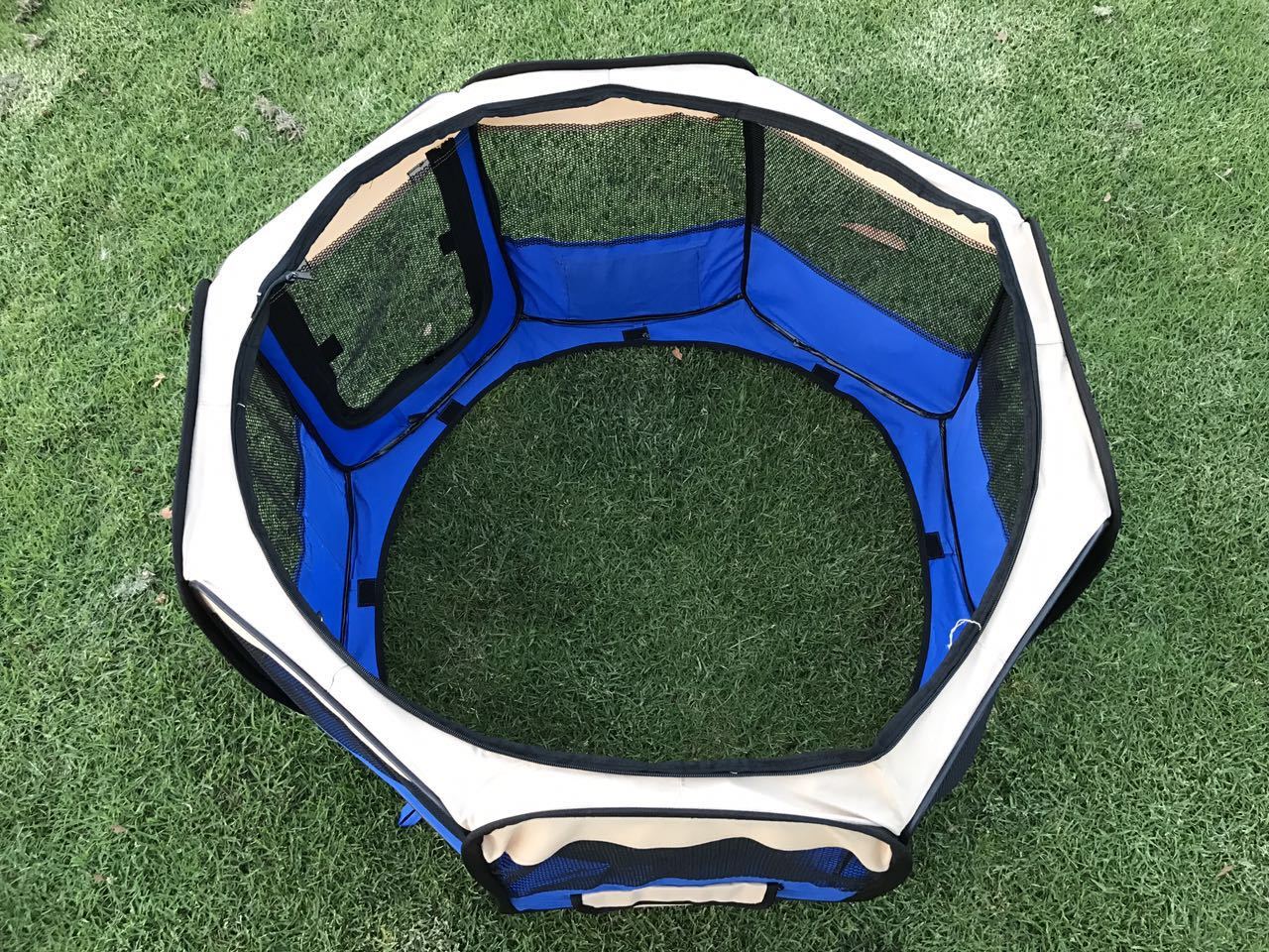YES4PETS Small Blue Dog Cat Puppy Rabbit Guinea Pig Cage Cat Soft Playpen V278-SP3545_BLUE