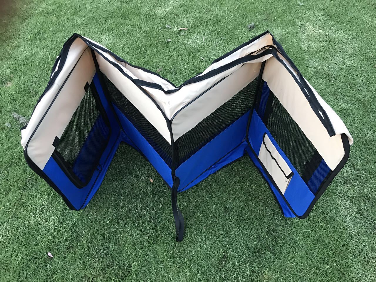 YES4PETS Small Blue Dog Cat Puppy Rabbit Guinea Pig Cage Cat Soft Playpen V278-SP3545_BLUE