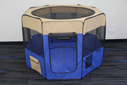 YES4PETS 98 cm High Foldable XL Blue Dog Puppy Cat Cage Soft Playpen Rabbit Enclosure V278-SP5898_BLUE