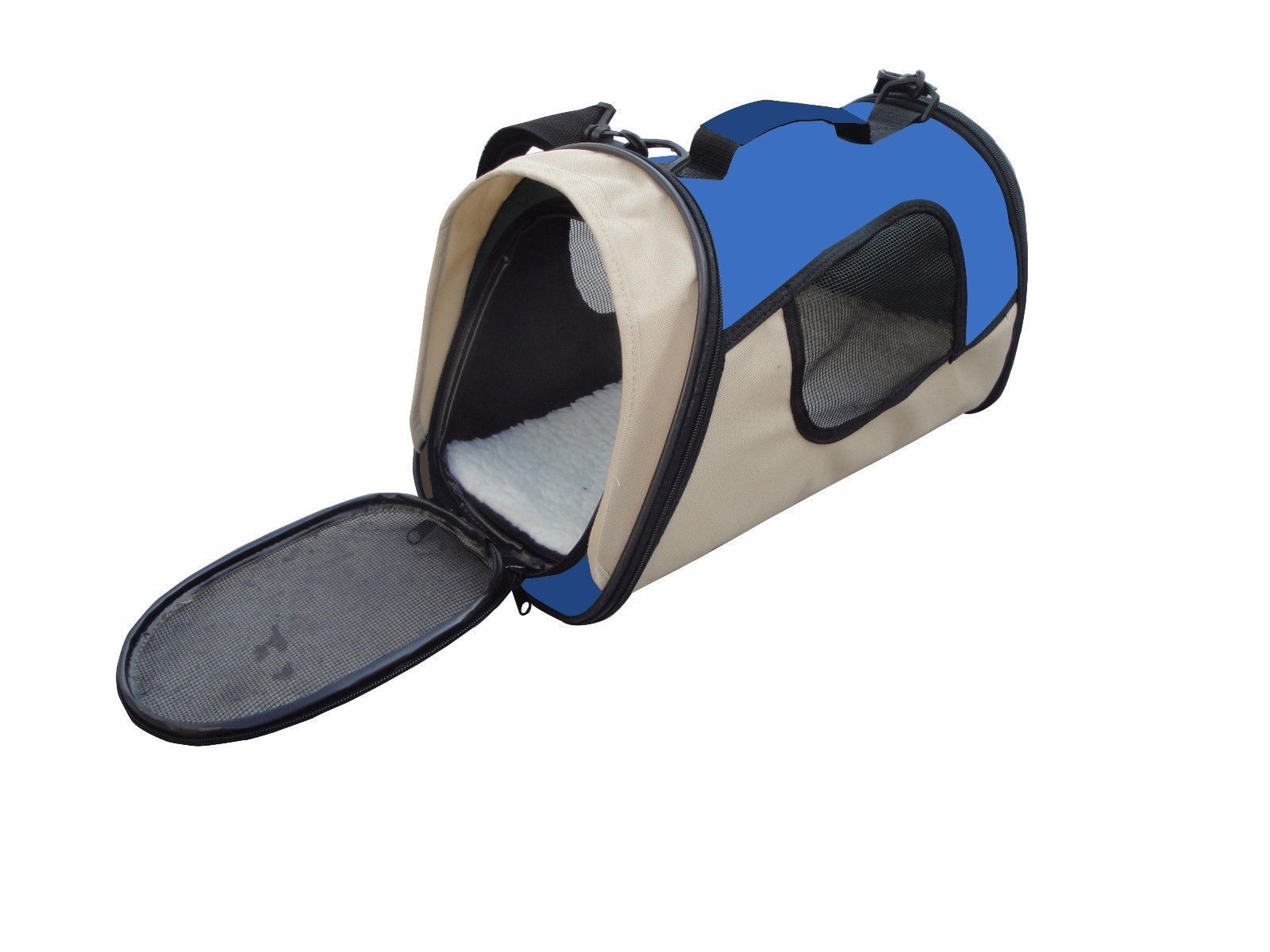 YES4PETS Small Pet Dog Cat Rabbit Guinea Pig Ferret Carrier Travel Bag-Blue V278-SPC-422527_BLUE