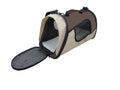 YES4PETS Small Pet Dog Cat Rabbit Guinea Pig Ferret Carrier Travel Bag-Brown V278-SPC-422527_BROWN