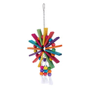 YES4PETS 4 X Assorted Wood Large Hanging Swing Bird Parrot Parakeet Cockatiel Budgie Toys V278-T-11253-11260-11277-11284