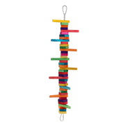 YES4PETS 4 X Assorted Wood Large Hanging Swing Bird Parrot Parakeet Cockatiel Budgie Toys V278-T-11253-11260-11277-11284