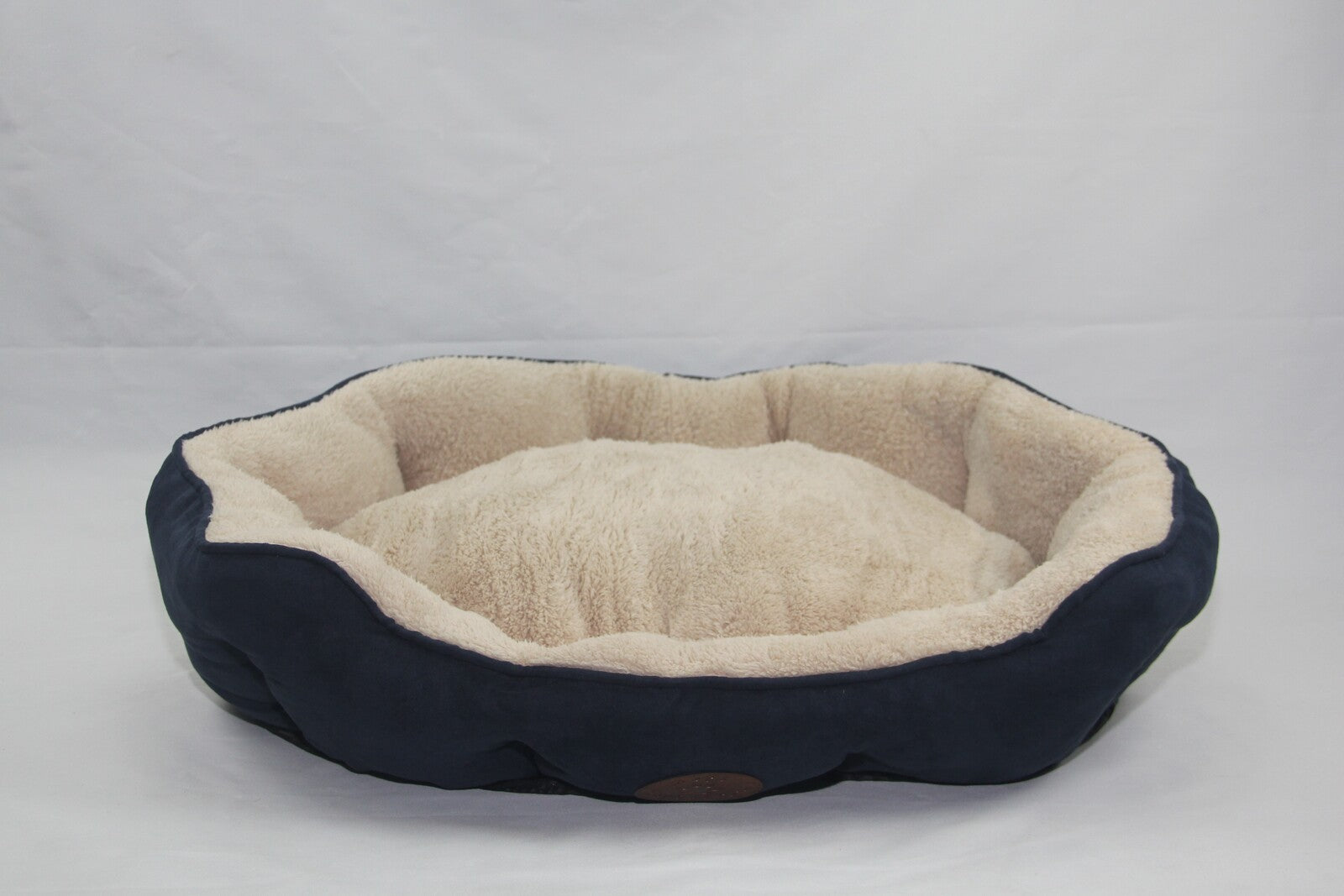 YES4PETS Blue / Grey Washable Fleece Soft Pet Dog Puppy Cat Bed-Large V278-TFRO3-L_BLUE