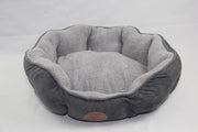 YES4PETS Washable Blue / Grey Fleece Soft Pet Dog Cat Bed-Medium V278-TFRO3-M-BLUE
