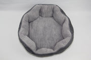 YES4PETS Washable Blue / Grey Fleece Soft Pet Dog Cat Bed-Medium V278-TFRO3-M-BLUE