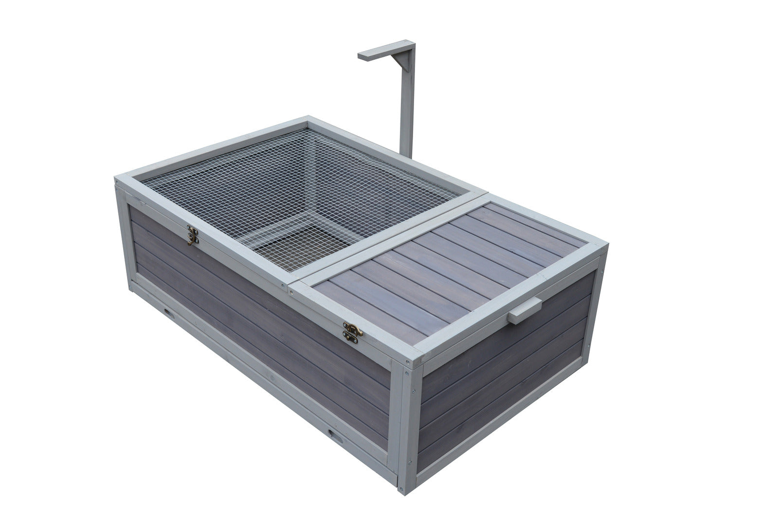 YES4PETS Tortoise House Turtle Habitat Enclosure Wooden Small Animal Hutch Indoor Outdoor V278-TH421