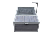 YES4PETS Tortoise House Turtle Habitat Enclosure Wooden Small Animal Hutch Indoor Outdoor V278-TH421