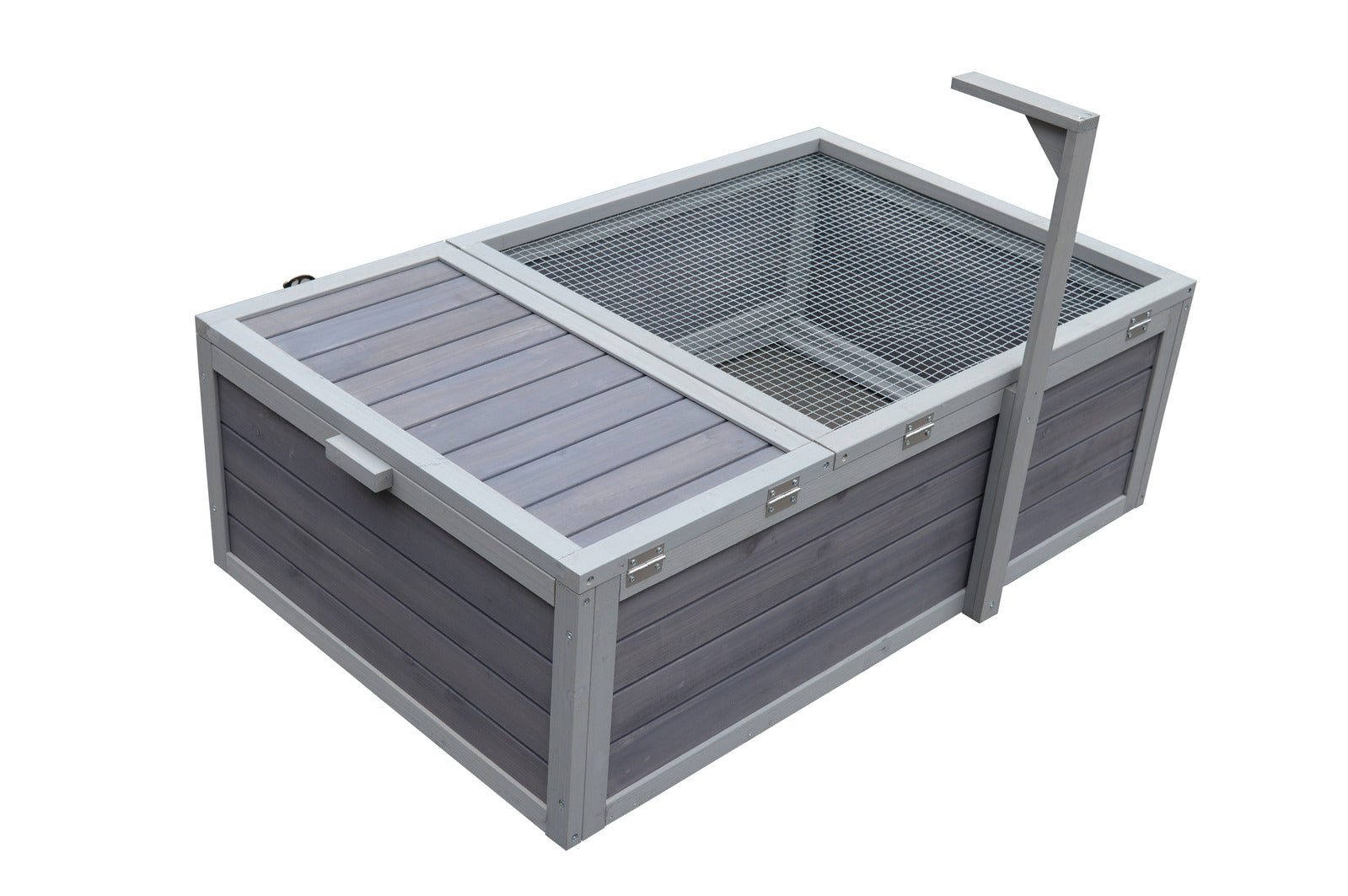 YES4PETS Tortoise House Turtle Habitat Enclosure Wooden Small Animal Hutch Indoor Outdoor V278-TH421