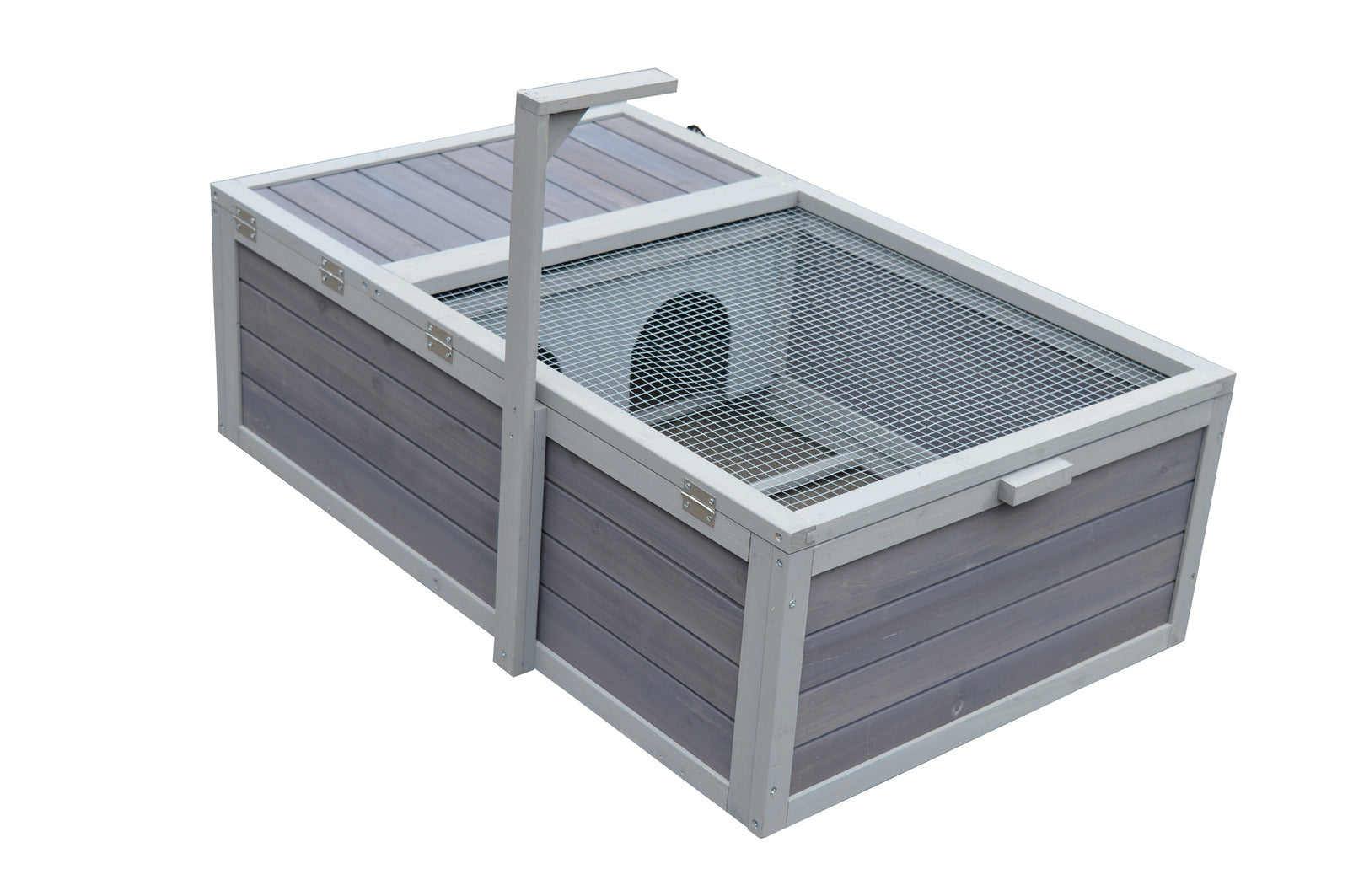 YES4PETS Tortoise House Turtle Habitat Enclosure Wooden Small Animal Hutch Indoor Outdoor V278-TH421