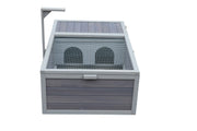 YES4PETS Tortoise House Turtle Habitat Enclosure Wooden Small Animal Hutch Indoor Outdoor V278-TH421