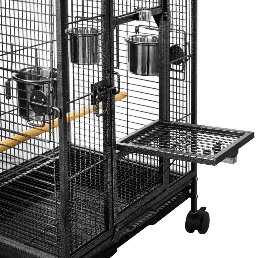 YES4PETS Bird Budgie Cage Parrot Aviary Carrier With Wheel V278-TT03