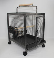 YES4PETS Small Bird Transport Budgie Cage Parrot Aviary Carrier With Wheel V278-TT16