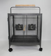 YES4PETS Small Bird Transport Budgie Cage Parrot Aviary Carrier With Wheel V278-TT16