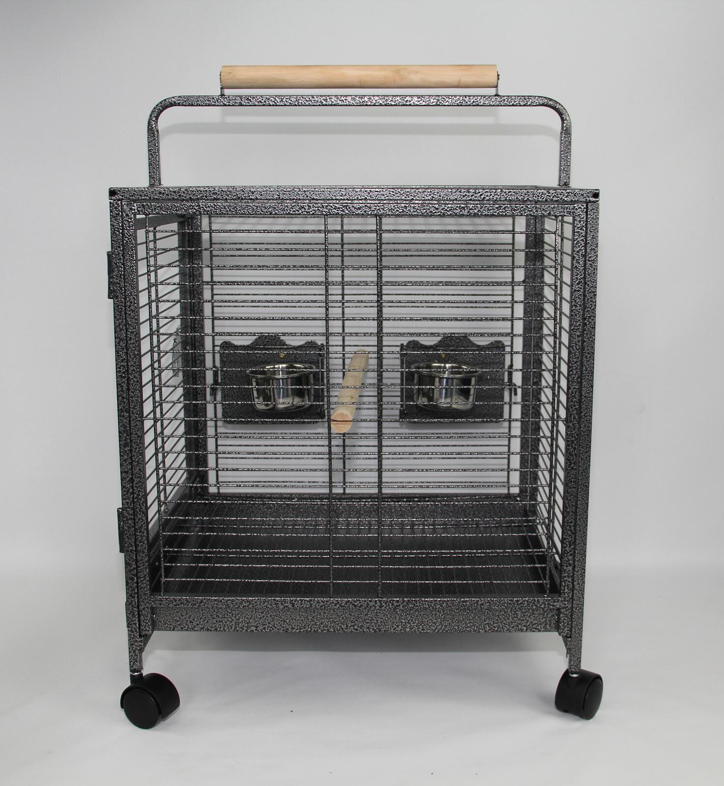 YES4PETS Small Bird Transport Budgie Cage Parrot Aviary Carrier With Wheel V278-TT16