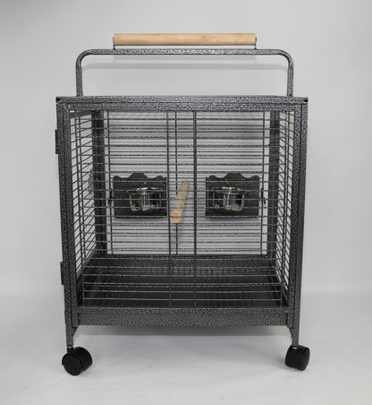 YES4PETS Small Bird Transport Budgie Cage Parrot Aviary Carrier With Wheel V278-TT16