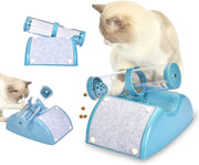 YES4PETS Cat Play Box Kit Pet Toy Kitten Toys Interactive Ball Peek Hunting Toy-Blue V278-TY503-CAT-TOY-BLUE