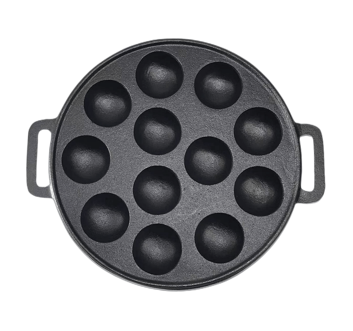 YES4HOMES 12 Holes Mini Cast Iron Cake Pan Mini Dutch Pancake Cake Pan V278-UI1864-12-HOLES-CAKE-PAN