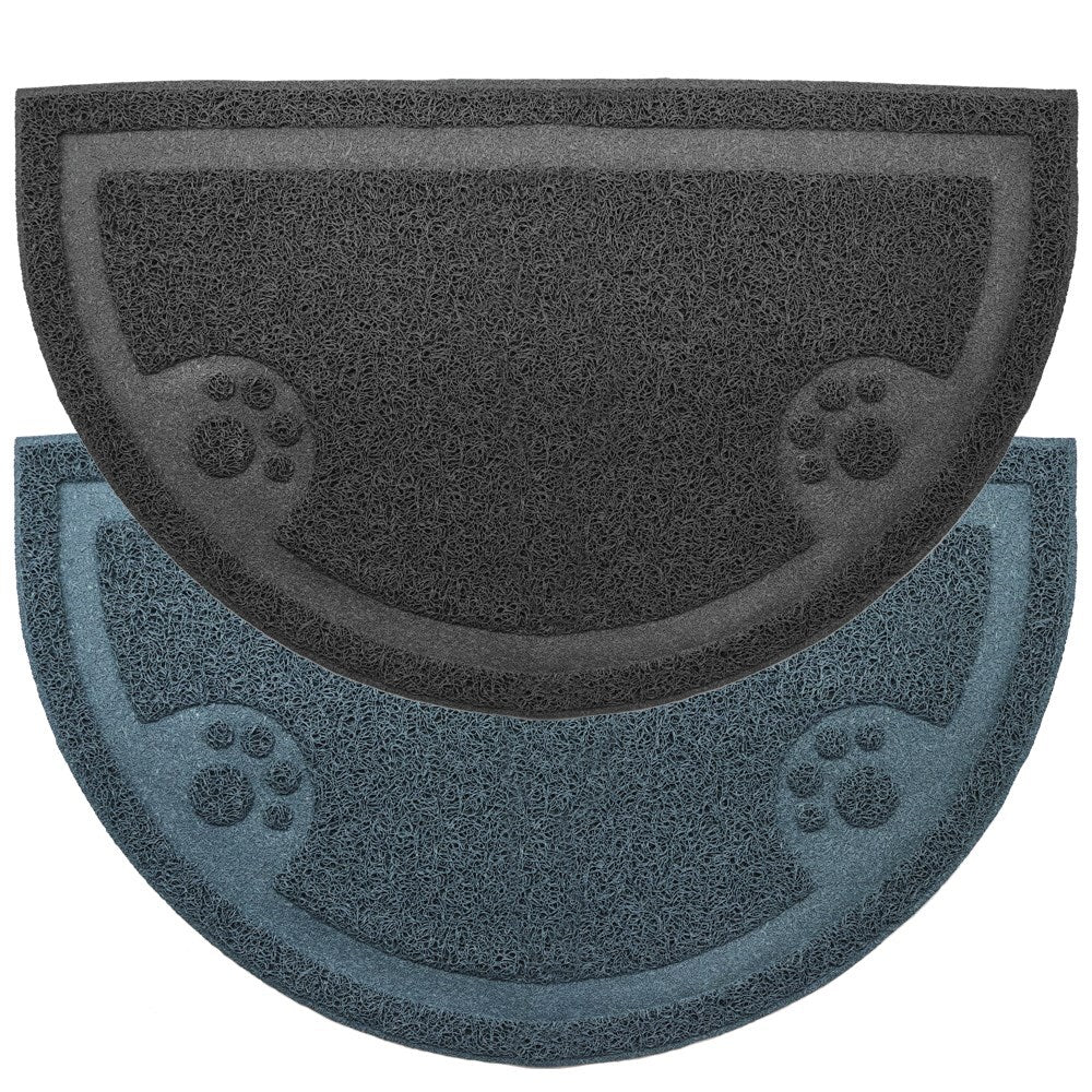 YES4PETS 2 x Pet Food Bowl Placemat Waterproof Leakproof Rubber Feeder Mat Non Slip Floor V278-UN4197