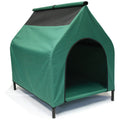 Green L Waterproof Portable Flea and Mite Resistant Dog Kennel House Nest Outdoor Indoor V278-UN5802