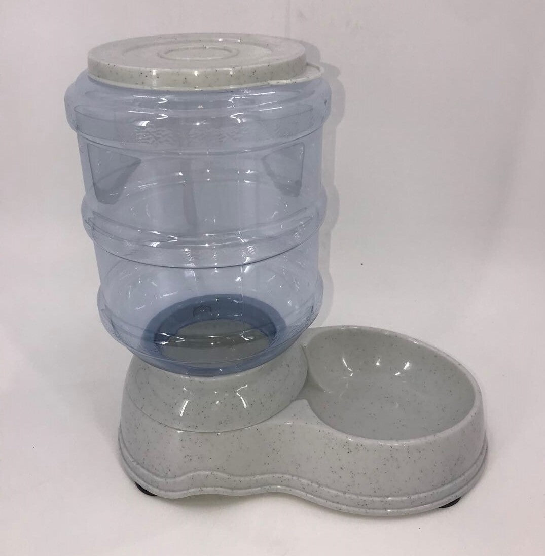 YES4PETS 3.8 L Gravity Pet Dog Cat Guinea Pig Food Feeder Bowl Dispenser V278-UN6888