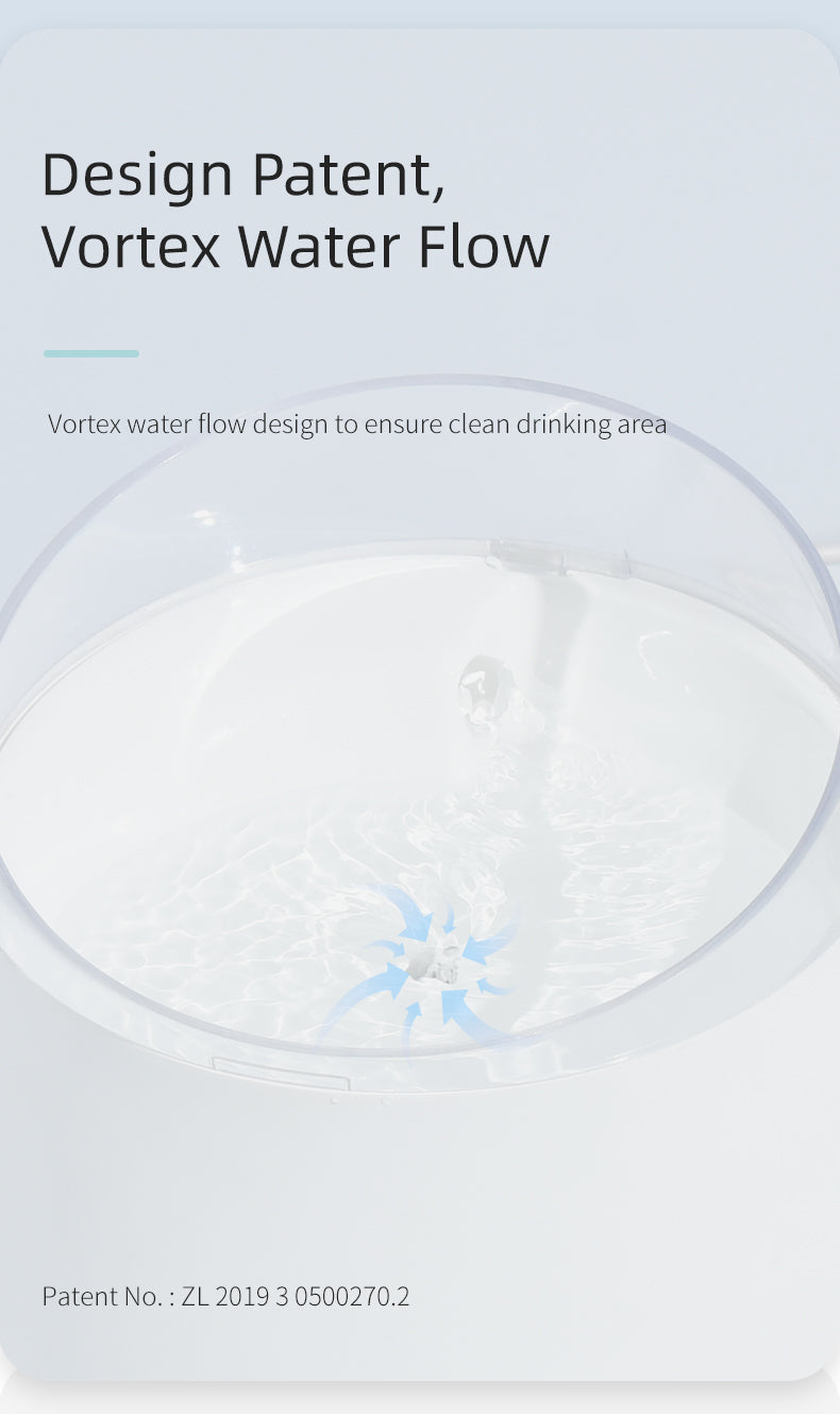 Electric Pet Dog Cat Water Fountain Automatic Self-Clean Water Fountain 1.5L V278-W2-N-WATER-FOUNTAIN
