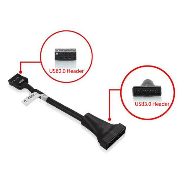 USB 3.0 INTERNAL FEMALE TO MAINBOARD USB 2.0 HEAD cable V28-ACBEZCU3TOU2ADP