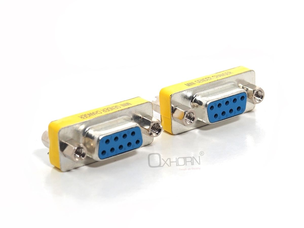 OXHORN AD-DB9-FF DB9 Gender Changer Adapter V28-ACBOXHADDB9FF