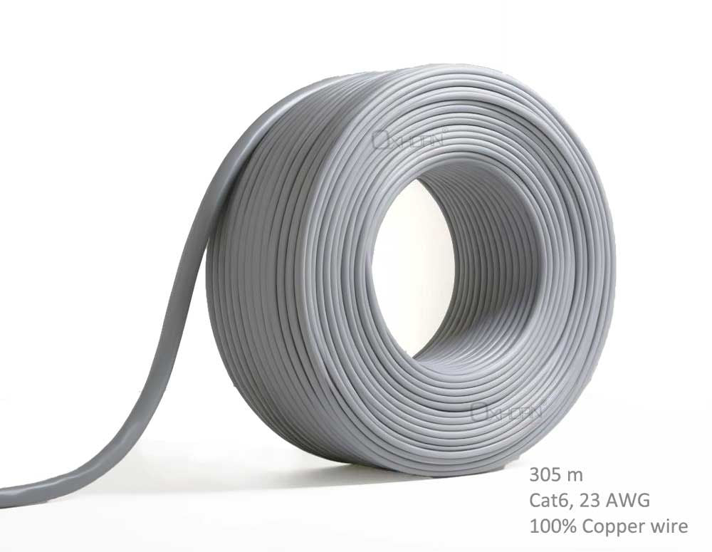 OXHORN CB-CAT6-305 Network Cable Cat6 305m Roll V28-ACBOXHCBCAT6305