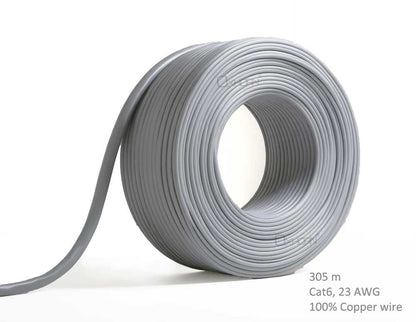 OXHORN CB-CAT6-305 Network Cable Cat6 305m Roll V28-ACBOXHCBCAT6305
