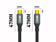 OXHORN CB-CC-3205 USB C 3.2 Gen 2x2 Cable 0.5m V28-ACBOXHCBCC3205